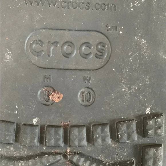 CROCS Black Fur-Lined Mules Cozy Winter Footwear - Picture 7 of 7